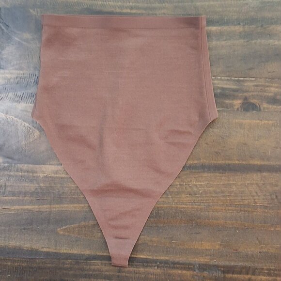 Skims Womens S Sheer Sculpt High Waisted Thong Light Shapewear 2 Cocoa/Jasper - Picture 4 of 7